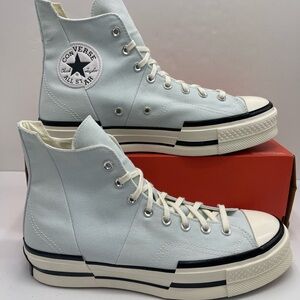 Converse Men’s A03537C CHUCK 70 PLUS HI
AQUA MIST/EGRET/WHITE
High-Top Sneakers